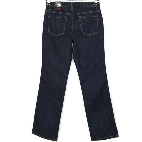 Axcess Claiborne Straight Leg Relaxed Fit‎ Jeans Stretch Mid Rise 6 - Picture 1 of 10